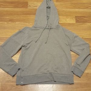 Gray polyester blend banana republic hoodie womens